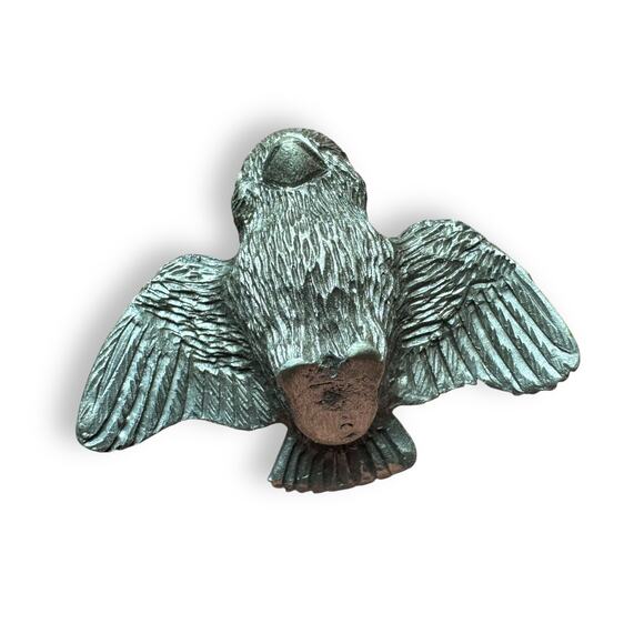 Vintage Spoontiques Miniature Pewter Bird Baby Bird - Picture 8 of 8